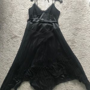 Laundry by Shelli Siegel black asymmetrical dress.